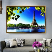 Giyense Altın Çerçeveli Dekoratif Tablo RG472