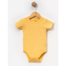 Angeltouch Pamuklu Kız Erkek Bebek Body Atlet Kısa Kol Penye Renkli