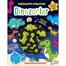İndigo Çocuk Karanlıkta Parlayan Kitaplar - Dinozorlar (Parlayan Çıkartmalar) - Lisa Regan
