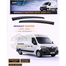 Renault Master 2010-2023 Cam Rüzgarlığı Takım 2’li Takım Rüzgar Kesici, Yağmur Önleyici