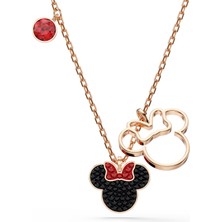 5737558 Swarovski  Kolye Mickey & Minnie Pendant, Multicolored, Rose Gold-Tone Plated