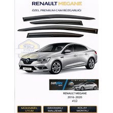 Renault Megane 2016-2020 Cam Rüzgarlığı Takım 4’lü Takım Rüzgar Kesici, Yağmur Önleyici