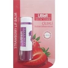 Uber Çilekli Dudak Bakım Kremi Nemlendirici Özellikli Kullanım Amacı 15 ml