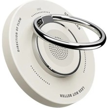 Rock Space 3 In 1 Kablosuz 15W Magsafe Şarj Cihazı Beyaz (Stant + Watch Şarjı + Magsafe Şarj)