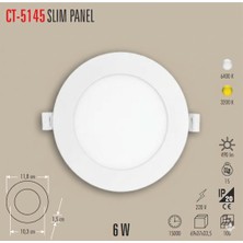 Cata Ct 5145 6W Panel LED Spot Armatür Günışığı