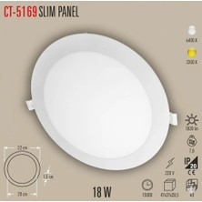 Cata CT-5169 18W Slim Panel Günışığı