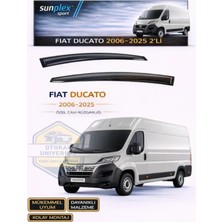 Fiat Ducato 2006-2025 Uyumlu Cam Rüzgarlığı Takım 2'li Takım Rüzgar Kesici, Yağmur Önleyici