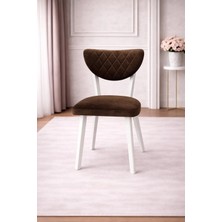 ProBella Elma Mutfak Sandalyesi Kahverengi Baby Face Oturma Yüzeyi ile Şık Tasarım