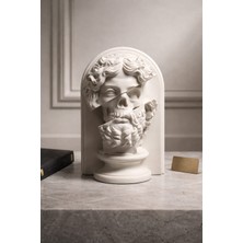 Yaratıcı Sanatlar Atölyesi Zeus Anatomisi Sürreal Mitolojik Büst Dekoratif Taş Döküm Heykel 25 cm