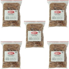 Ekoset Geniş Kauçuk Ambalaj Kasa Lastiği 120 x 3 mm 500'LÜ Doğal Renkli Dayanıklı Sarf Malzemeleri
