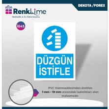 Asa Store Uyarı Ikaz Levhası - Düzgün Istifle