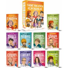 Tarihe Yön Veren Bilim İnsanları Serisi (Kutulu 10 Kitap Takım) Türkçe Yayın 1990 Yılı Özel Koleksiyon