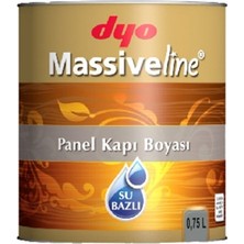 Dyo Massiveline Su Bazlı Beyaz Panel Kapı Boyası 0,75 Lt Yarı Mat Özellikli