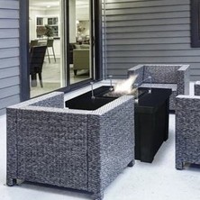 Aygaz Lhotse 817 GB Lpg'li Dış Mekan Isıtıcı - Cam Boncuklu - Siyah