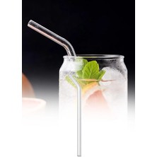 Omilife Termosilikat Cam Pipet Sıcak Soğuk İçecekler İçin Şık ve Dayanıklı Kullanım