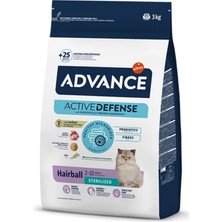 Advance Cat Sterılızed Haırball 3 Kg