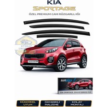 Kia Sportage 2016 ve Sonrası Cam Rüzgarlığı Takım 4'lü Takım Rüzgar Kesici, Yağmur Önleyici