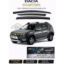 Dacia Duster 2017 ve Sonrası Cam Rüzgarlığı Takım 4'lü Takım Rüzgar Kesici, Yağmur Önleyici