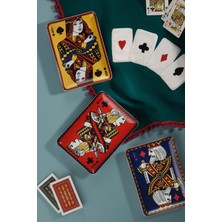 Kütahya Porselen Briscambille 18 x 13 cm 3 Parça Düz Tabak Renkli Desenli Şık Tasarım