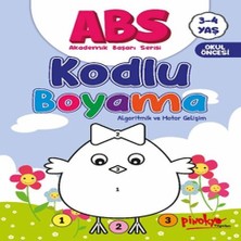 Senka Abs 3-4 Yaş Kodlu Boyama