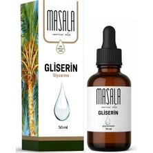Masala Bitkisel Gliserin 50 ml – Saf ve Doğal – Gliserol – Cilt ve Kozmetik Uyumlu