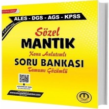 Senka Tasarı Yayınları Ales Dgs Kpss Meb-Ags Sözel Mantık Konu Anlatımlı Soru Bankası Çözümlü