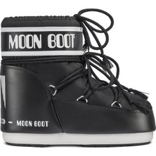 Moon Boot Erkek Kar Botu Classic Low 2 Siyah 14093400 001 Düz Tabanlı Rahat Tasarım