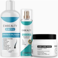 Embeauty 3’lü Saç Bakım Seti Aşırı Yıpranmış Saçlar İçin Dökülme Karşıtı Vitaminli Etki