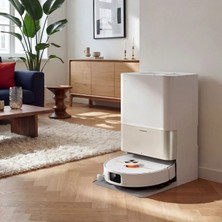 Homend Alex 50 Pro AI Destekli Akıllı Robot Süpürge 28000 Pa Emiş Güçlü Beyaz
