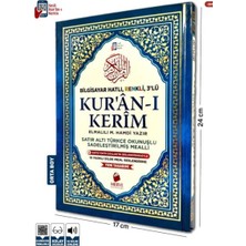 Orta Boy Satır Altı Türkçe Okunuşlu ve Türkçe Mealli Renkli Kuran-I Kerim