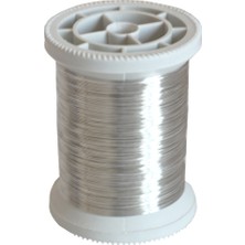 Tuğra Tablo Tuğra Bakır Tel Filografi 50 gr Nikel Rengi 50 mt İnce Tel ile Yaratıcı Projeler İçin