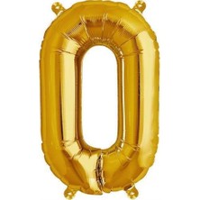 Parti Adresi Harf Folyo Balon O Harfi Altın Renk 100 Cm - 40"