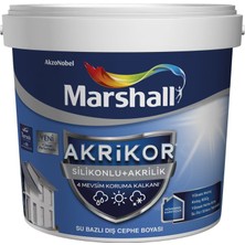 Marshall Silikonlu+Akrilik 4 Mevsim Korumalı Dış Cephe Boyası 15 Lt