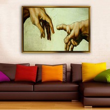 Giyense Altın Çerçeveli Dekoratif Tablo RG2047