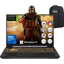 Asus Tuf Gaming FX607VU Core 5 210H RTX4050 140W 24GB Ram 512GB SSD 16" Wuxga 144Hz Taşınabilir Bilgisayar