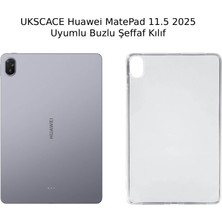 Ukscase Huawei Matepad 11.5 2025 (Papermatte) Kılıf - Soft Feeling Buzlu Şeffaf Kılıf