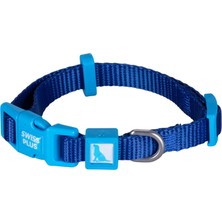 BloominBag Swissplus Urban Paws Köpek Tasması – Deep Ocean Blue | Ayarlanabilir, Dayanıklı, HAFIF-10MM
