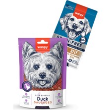 Wanpy Ördek Etli Sosis 100 gr Wanpy Tahılsız Köpek Maması (50GR) Hediyeli