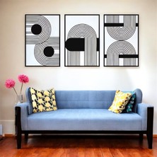 Asa Store Lazer Kesim Metal Duvar Dekoru, Şekiller 40 cm