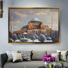 Giyense Altın Çerçeveli Dekoratif Tablo RG1740