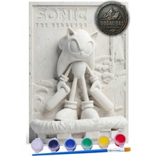 Craft 3D Atölye Sonic Figürü 3D Taş Eğlenceli Boyama Etkinliği 3+ Yaş İçin