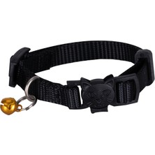 BloominBag Swissplus Urban Paws Kedi Tasması – Noir Black | Ayarlanabilir, Dayanıklı, HAFIF-10MM
