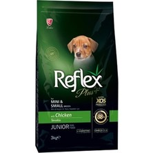 Reflex Plus Junior Küçük Irk Yavru Köpek Maması 3 kg Tavuklu Süper Premium İçerik