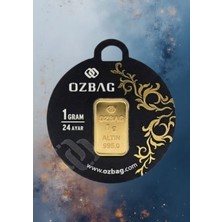 Özbağ 24 Ayar - 995,0 - 1g Altın | Külçe Altın