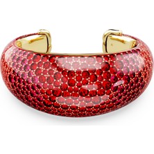 5751463 Swarovski Bilezik Idyllıa:cuff Red/gos L