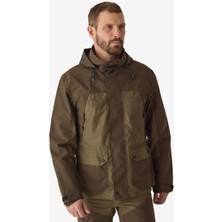 Decathlon Erkek Avcı Yağmurluğu - Çift Renkli - Avcılık ve Doğa Gözlemi