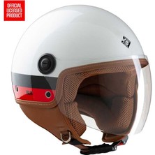 Tucano Urbano El Jettın 6.0 Yarım Kask Mılan Devıl Inci Beyazı