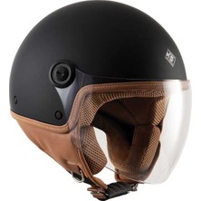 Tucano Urbano El Jettın 6.0 Yarım Kask Mat Siyah