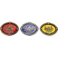 Istanbul Temalı Metal Magnet Ayasofya Kabartmalı
