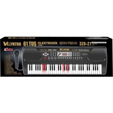 TFL-328-21 Vlektro Kutulu 61 Tuş Büyük LCD Ekranlı Elektronik Büyük Org